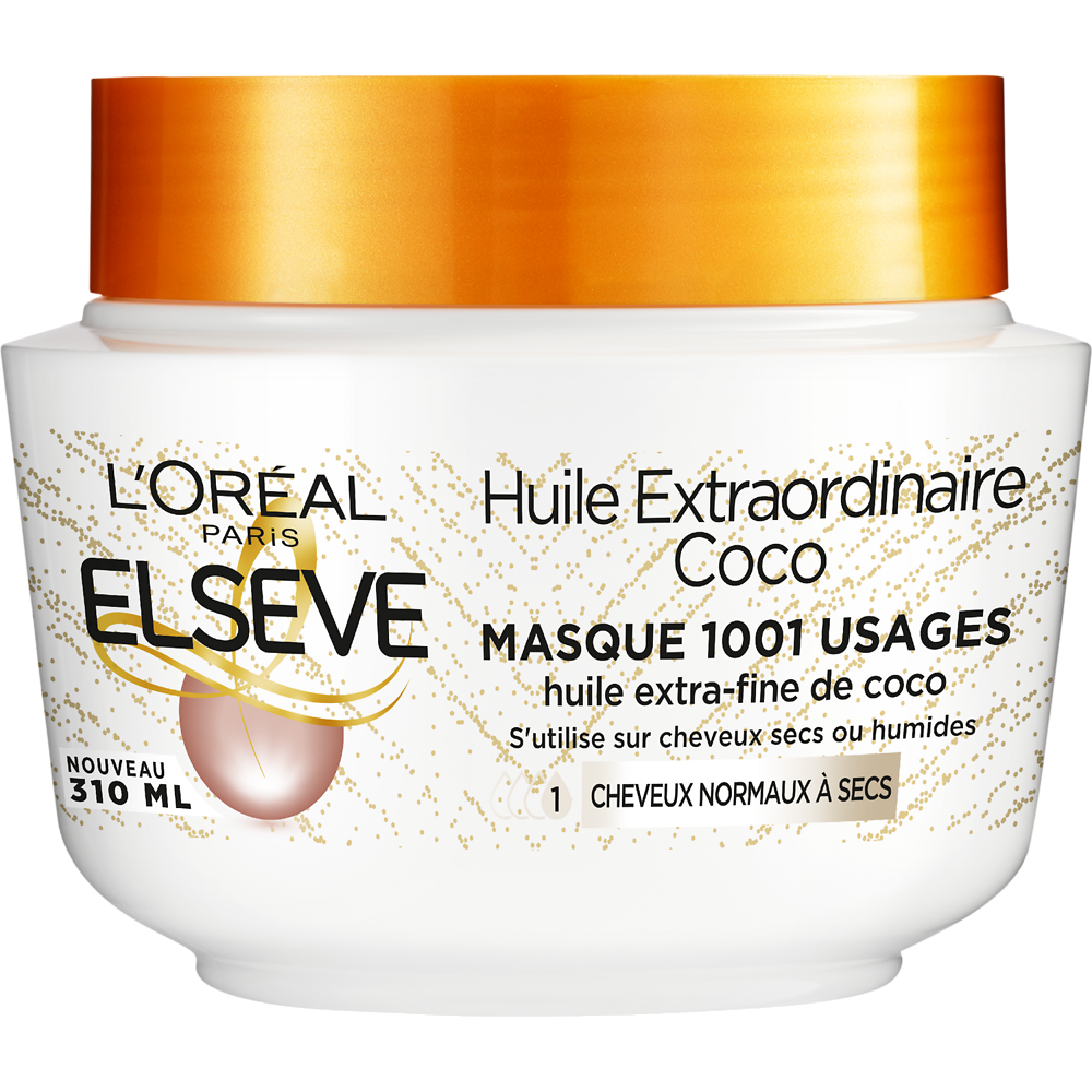 Masque 1001 Usages Huile Etraordinaire Coco ELSEVE 310ml