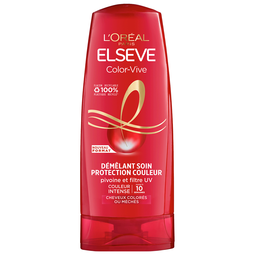 Après-shampooing color vive cheveux colorés ELSEVE 300ml