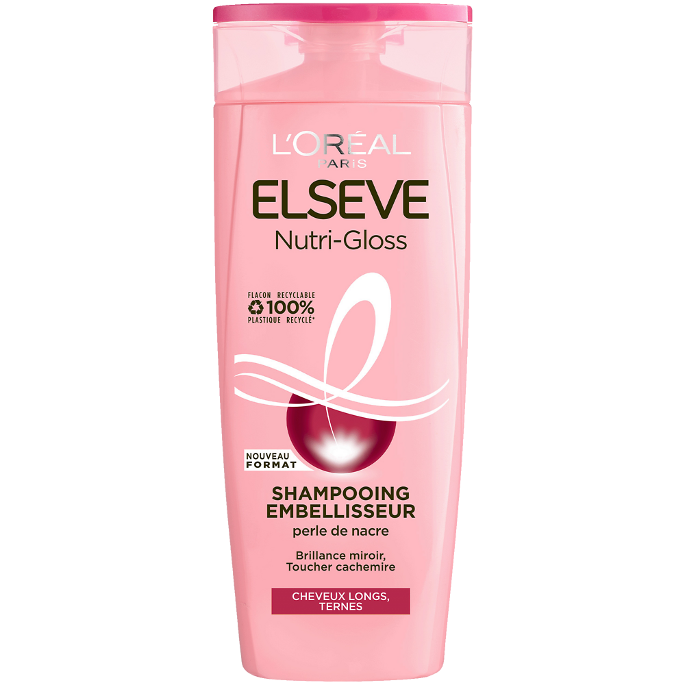 Shampooing Embellisseur des Cheveux Ternes Nutri-Gloss ELSEVE 350ml