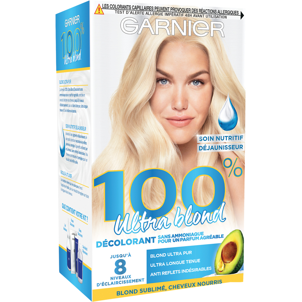 Coloration permanente blond décolorant 100% GARNIER