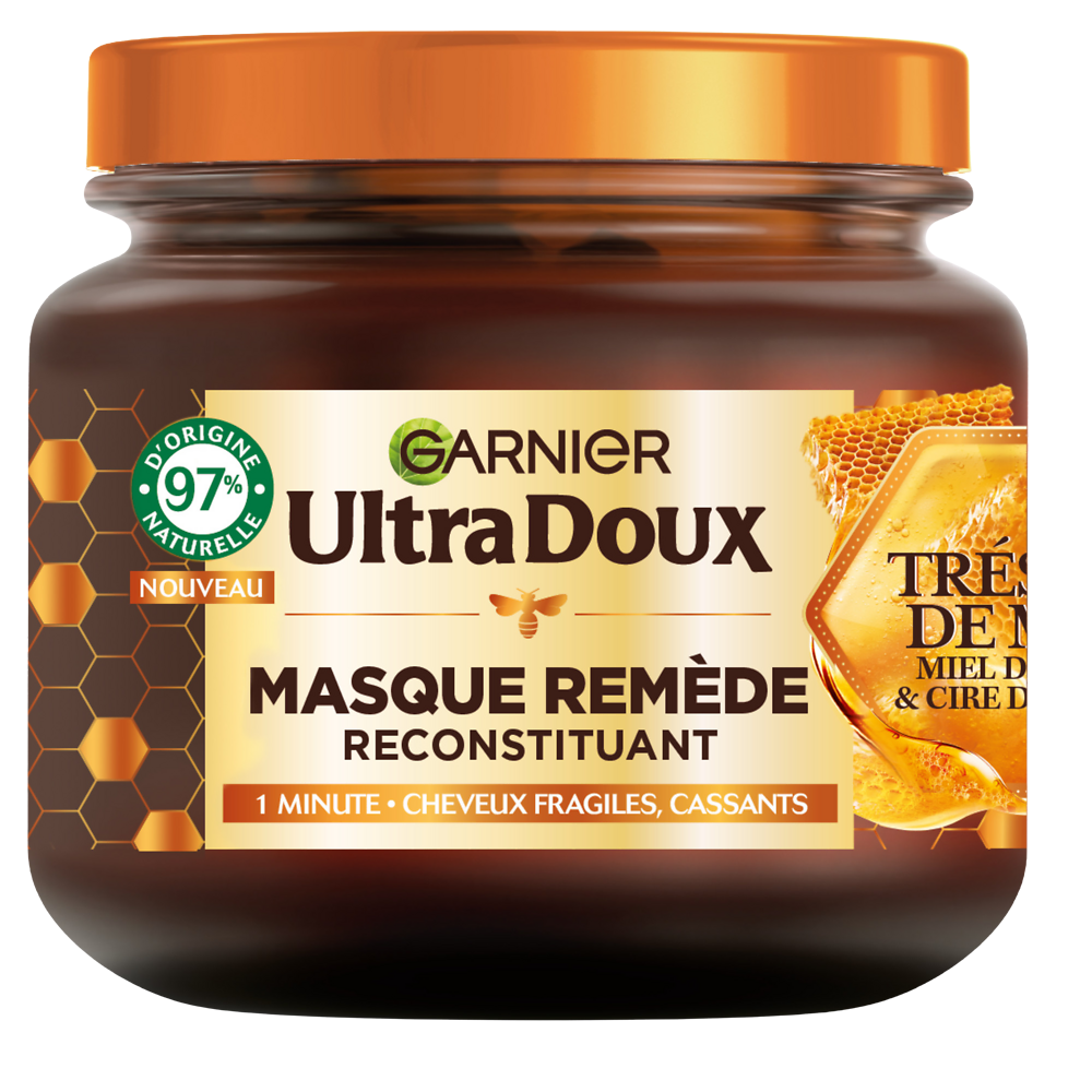 Masque Remède Reconstituant Trésors de Miel ULTRA DOUX 340ml