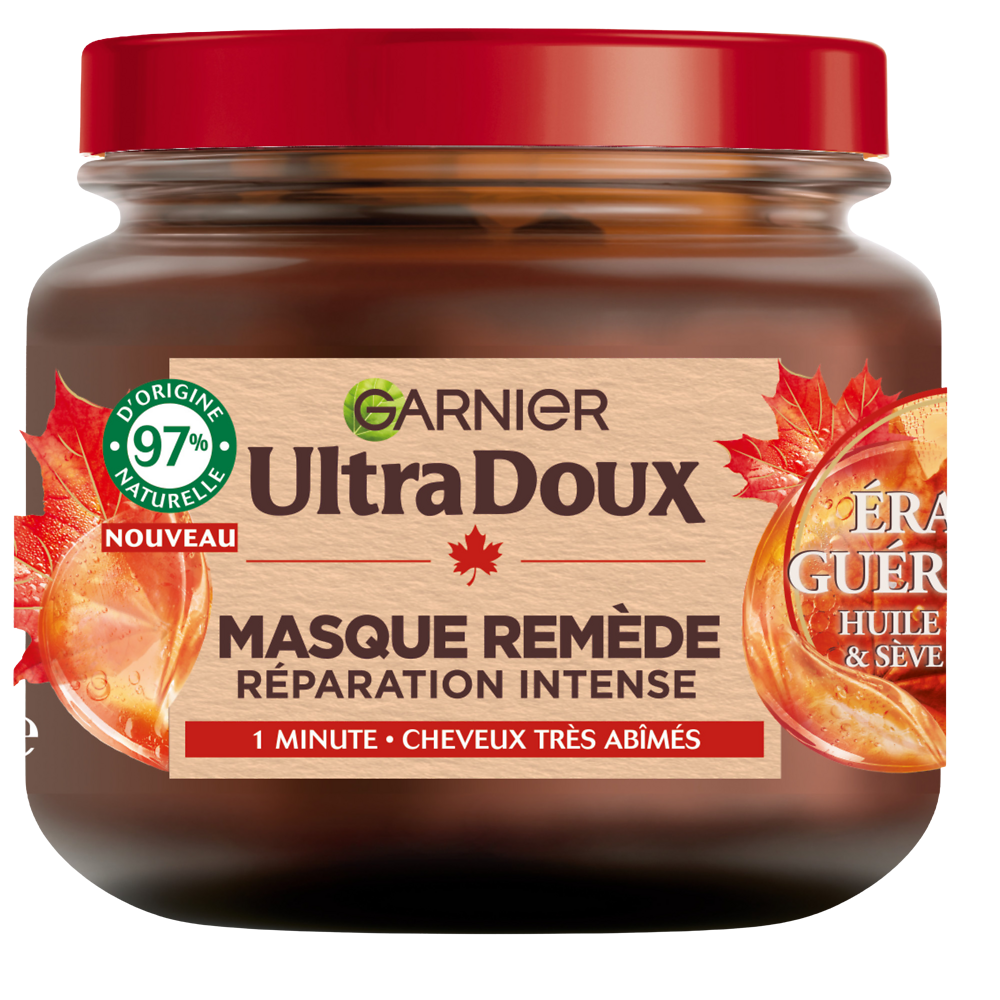 Masque capillaire maple castor GARNIER ULTRA DOUX HAIRCARE 340ml