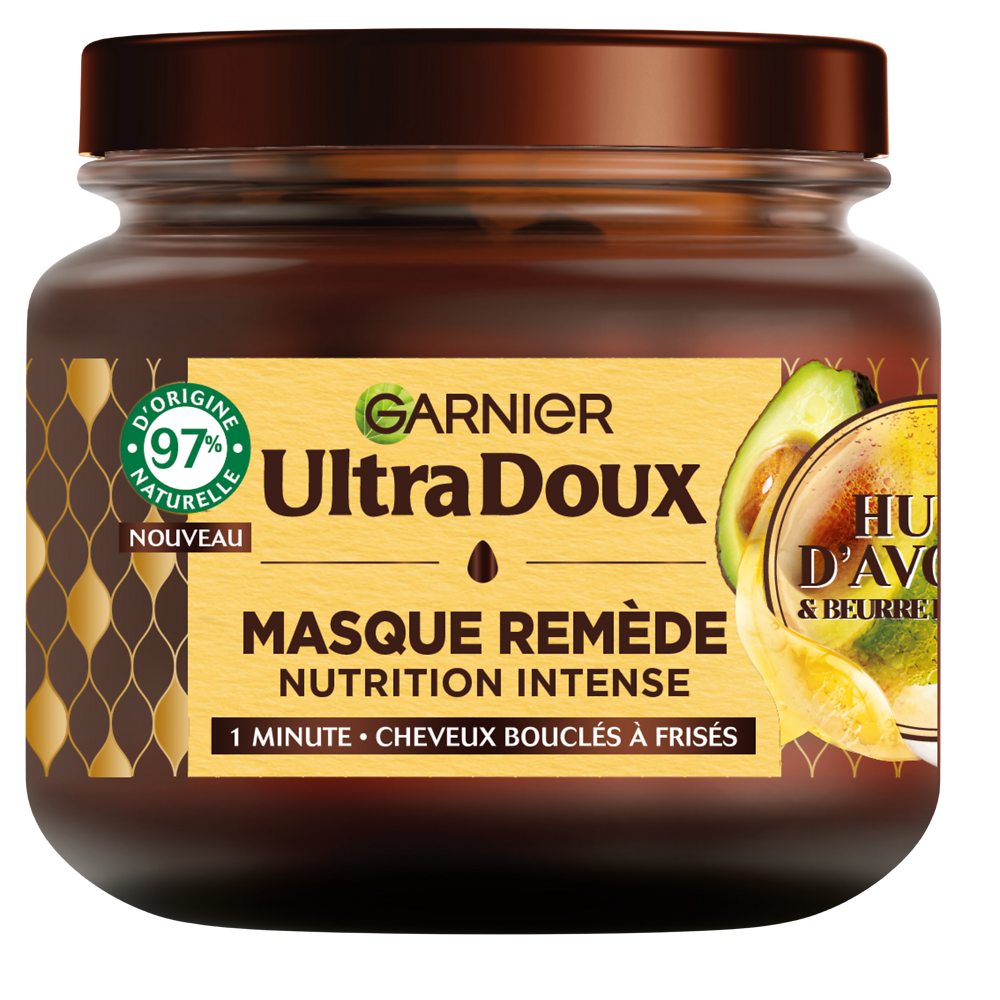 Masque capillaire avocado shea GARNIER ULTRA DOUX HAIRCARE 340ml