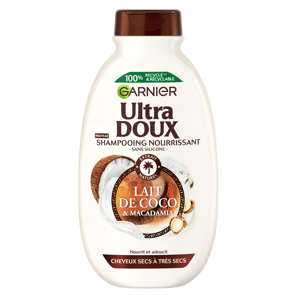 Shampooing ultra doux coco milk GARNIER 300ml