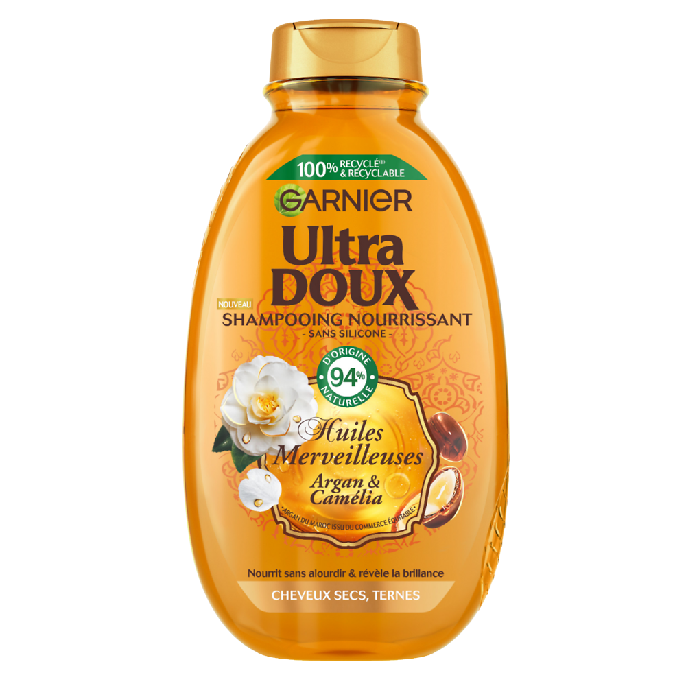 Shampooing ultra doux merveilleux GARNIER 300ml