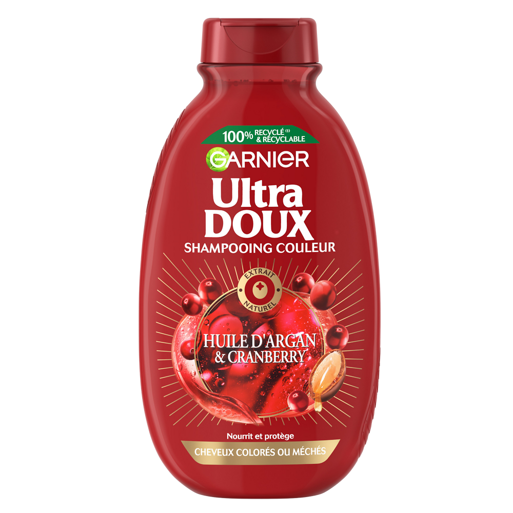 Shampooing ultra doux cranberry GARNIER 300ml