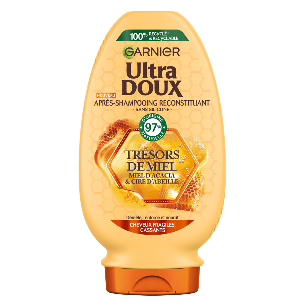 Après-Shampooing ultra doux trésor miel GARNIER 250ml