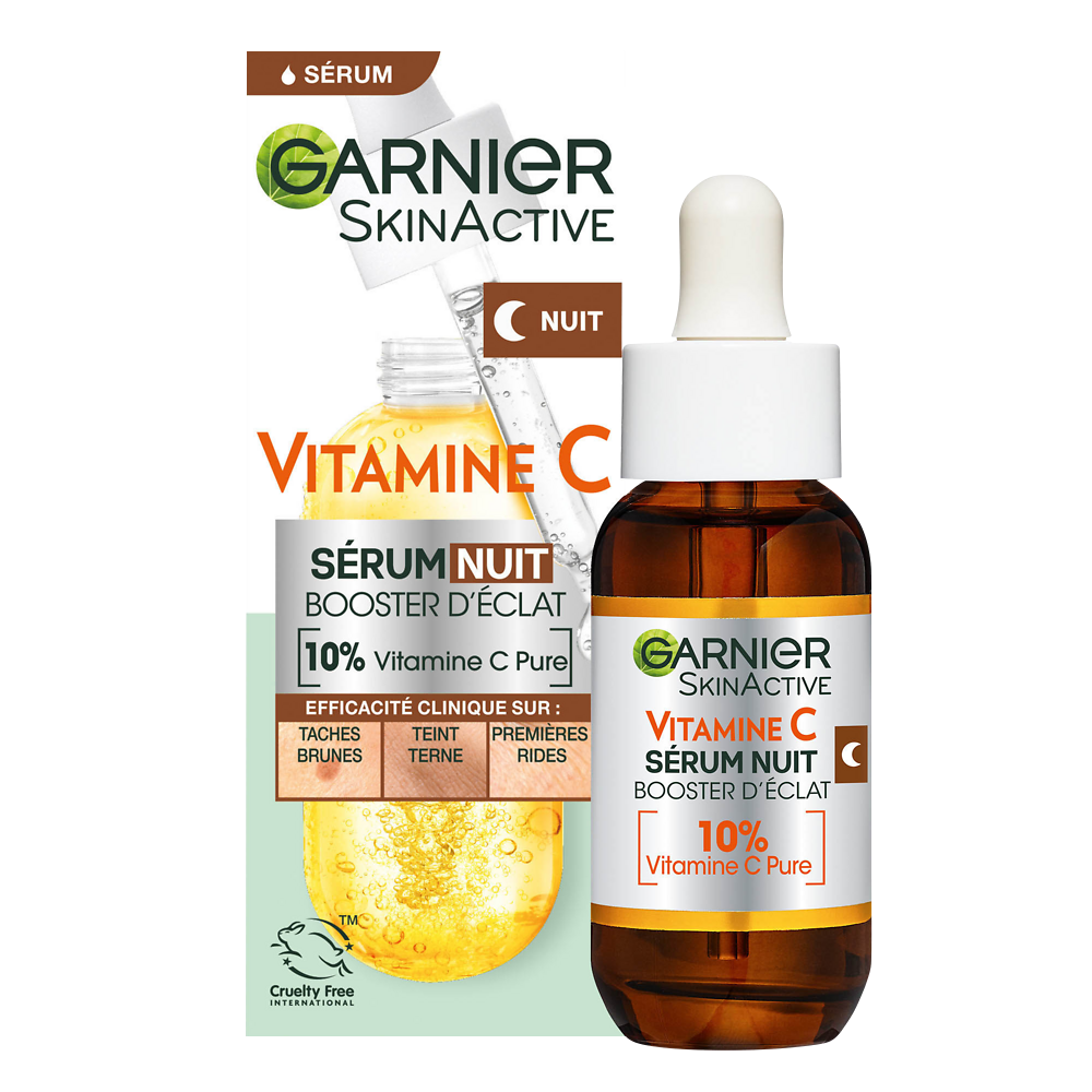 Sérum nuit vitamine C SKINACTIVE VISAGE 30ml