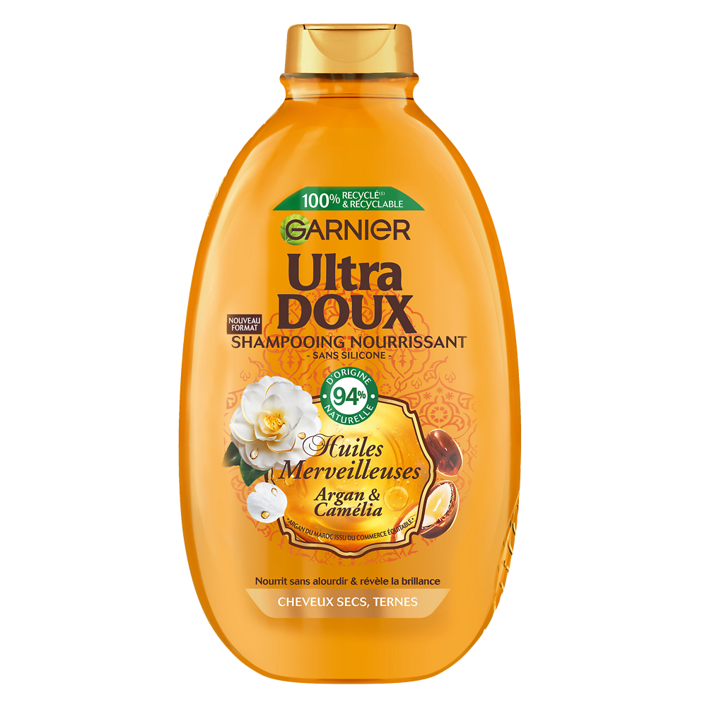 Shampooing Nourrissant Huiles Merveilleuses ULTRA DOUX 600ml