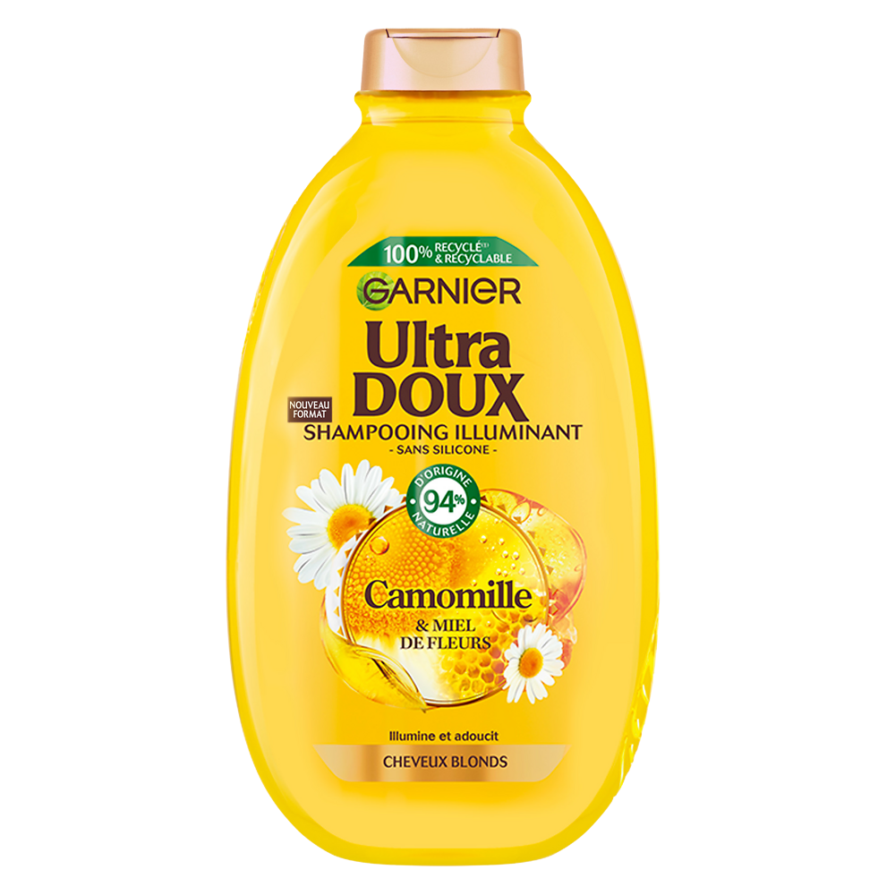 Shampooing Illuminant Camomille Miel de Fleurs ULTRA DOUX 600ml