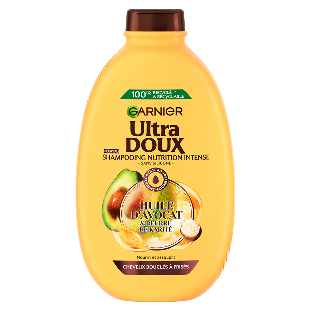 Shampooing Nourrissant Avocat Karité ULTRA DOUX 600ml