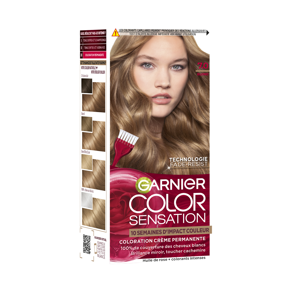 Coloration Blond 7.0 COLOR SENSATION Garnier