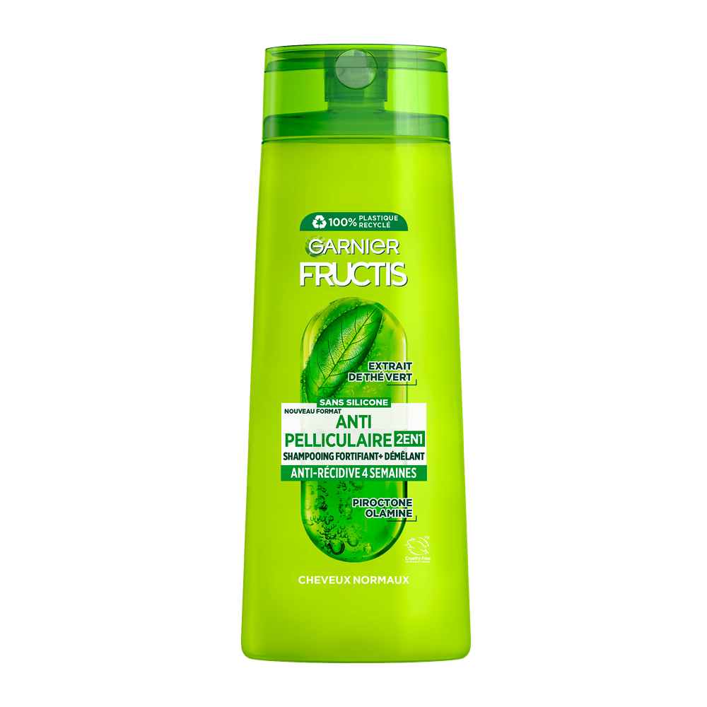 Shampooing 2en1 Antipelliculaire Thé Vert FRUCTIS 300ml