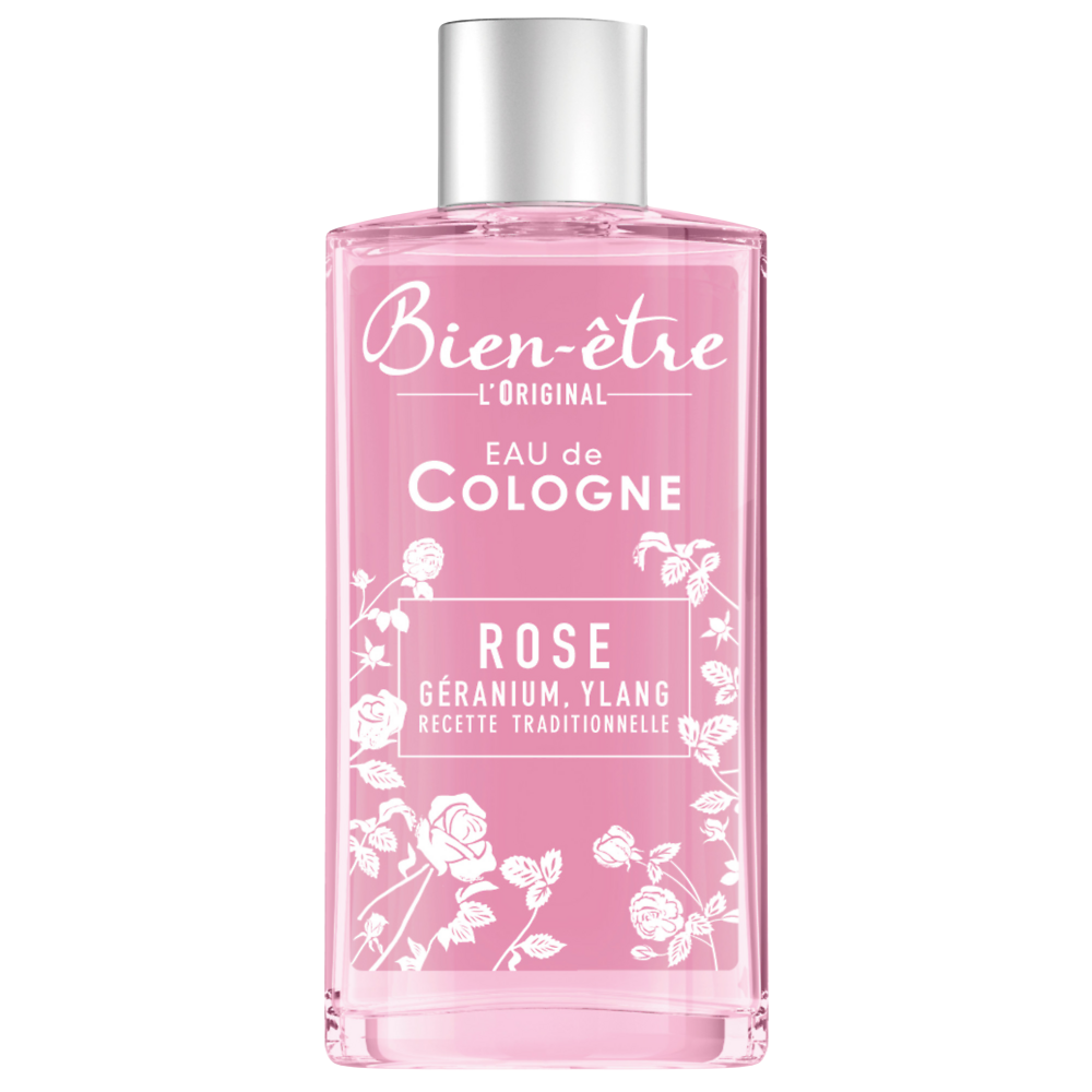 Eau de Cologne absolue de roses BIEN ÊTRE, flacon de 250ml