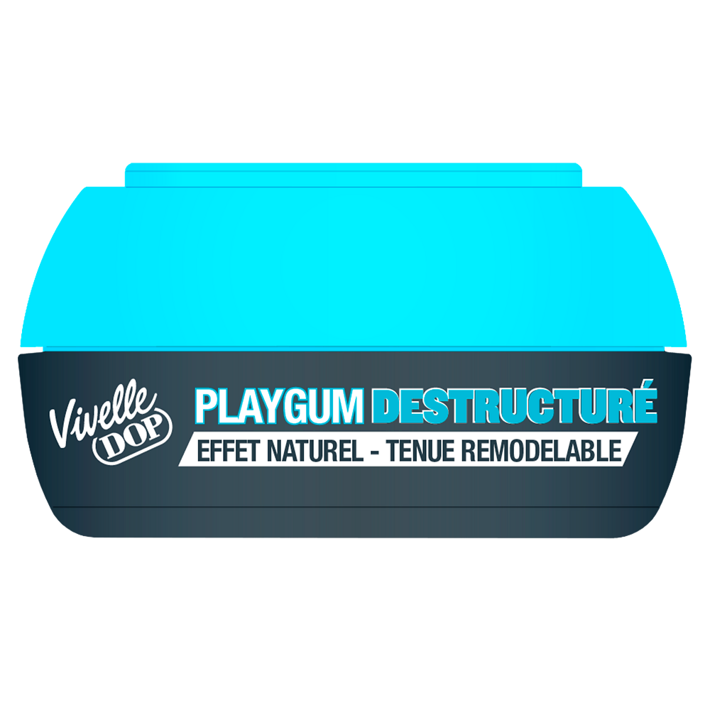 Cire coiffante playgum destructuré VIVELLE DOP, pot 80ml