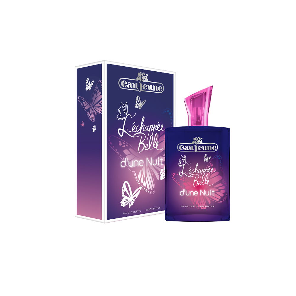 Eau de toilette échappée belle de nuit EAU JEUNE, vaporisateur de 75ml