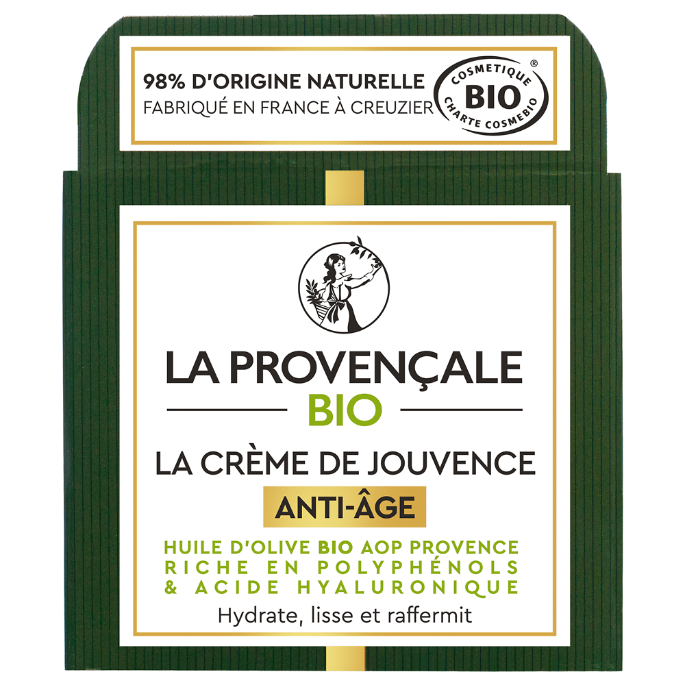 Crème Visage de Jouvence Anti-Âge BIO LA PROVENCALE BIO Pot 50 ml