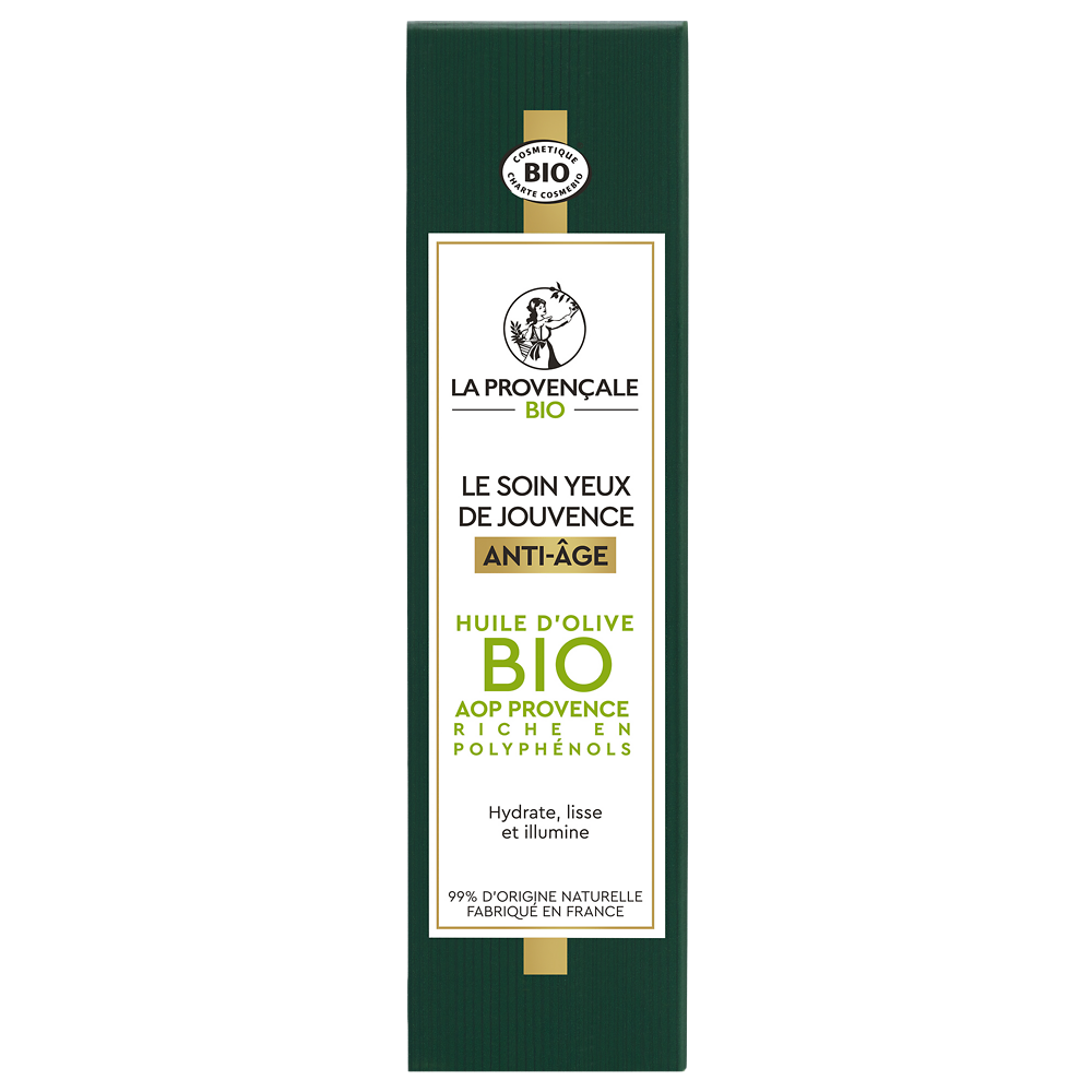 Soin Yeux Anti-Âge De Jouvence BIO LA PROVENCALE BIO Tube 15 ml