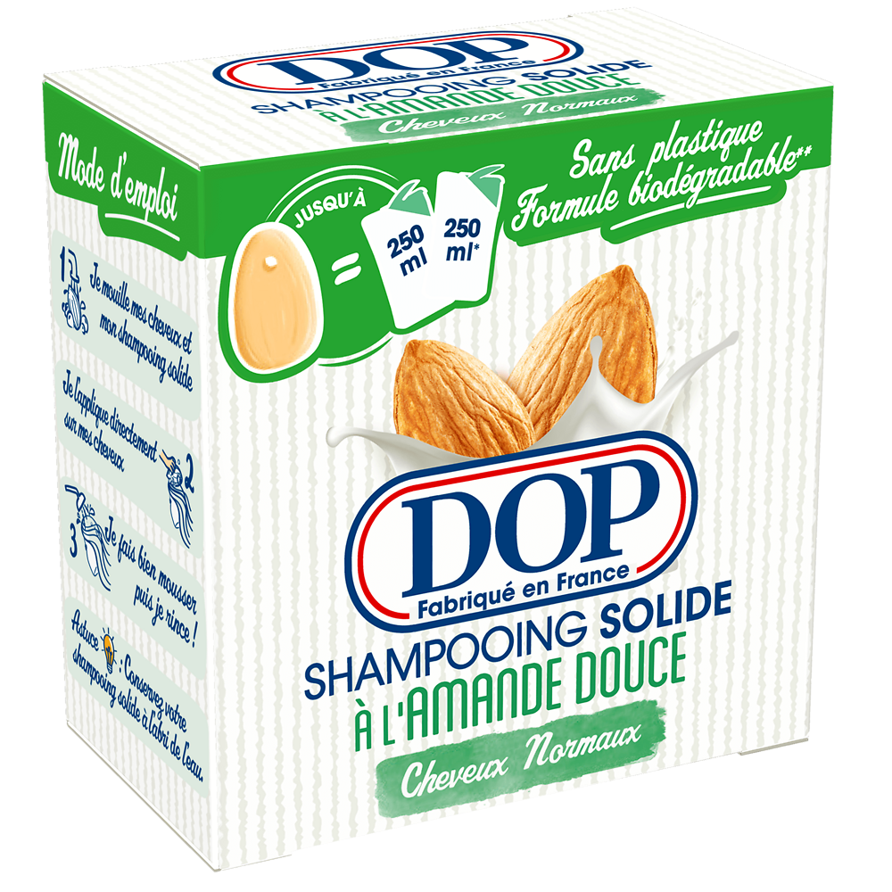 Shampooing Solide 2en1 à l'Amande Douce DOP 65gr