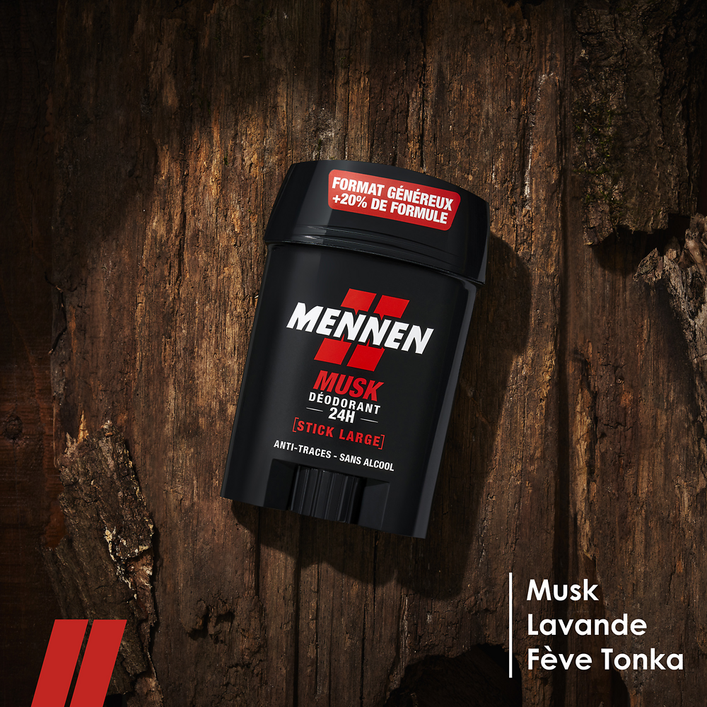 Déodorant Homme musk MENNEN stick 60ml