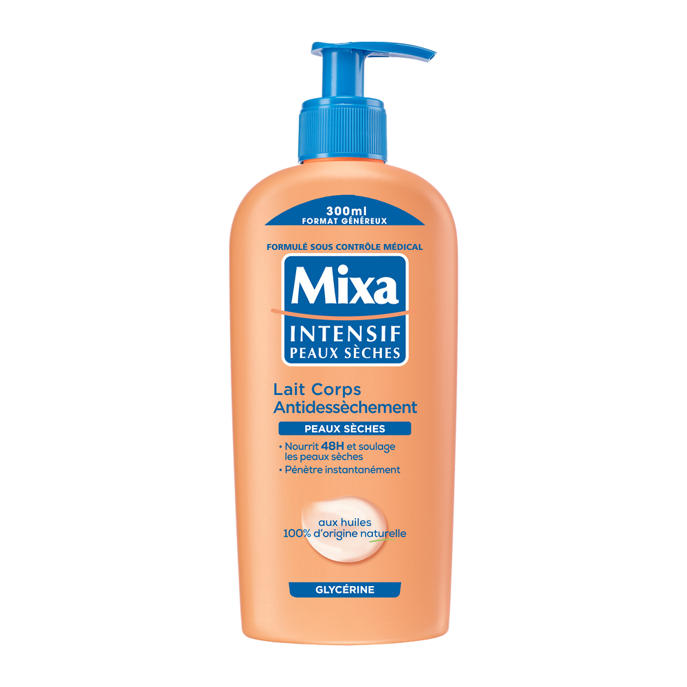 Lait corps antidessèchement MIXA intensif px sèches fl.300ml