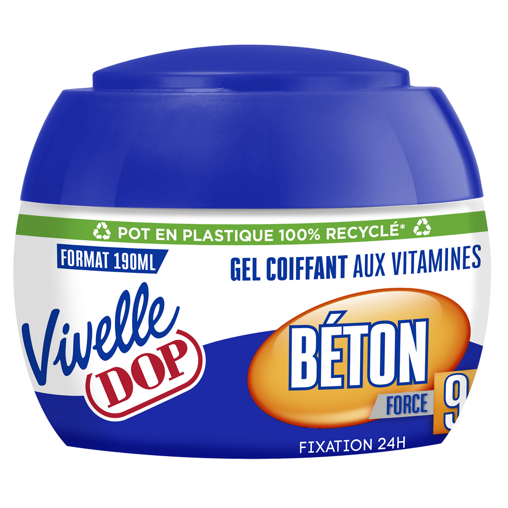 Gel cheveux béton VIVELLE DOP pot 190ml