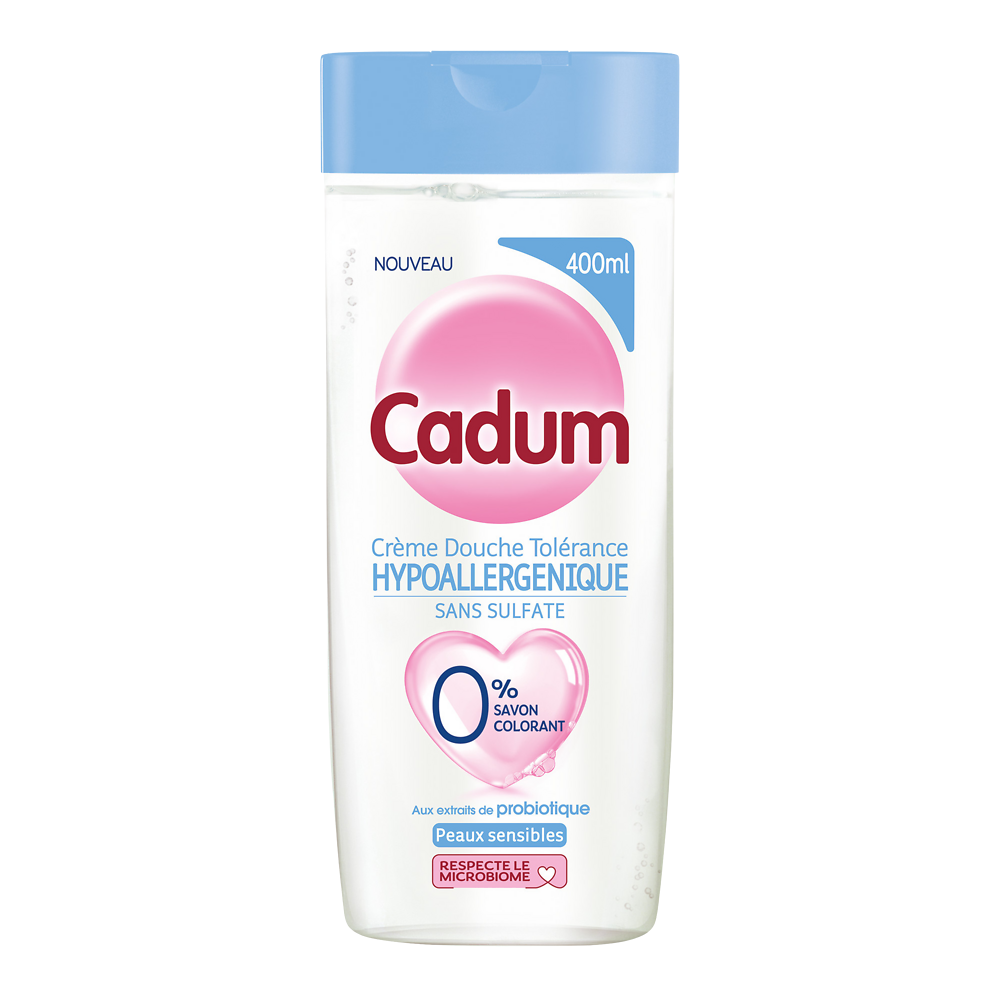 Crème douche hypoallergénique probiotic CADUM 400ml