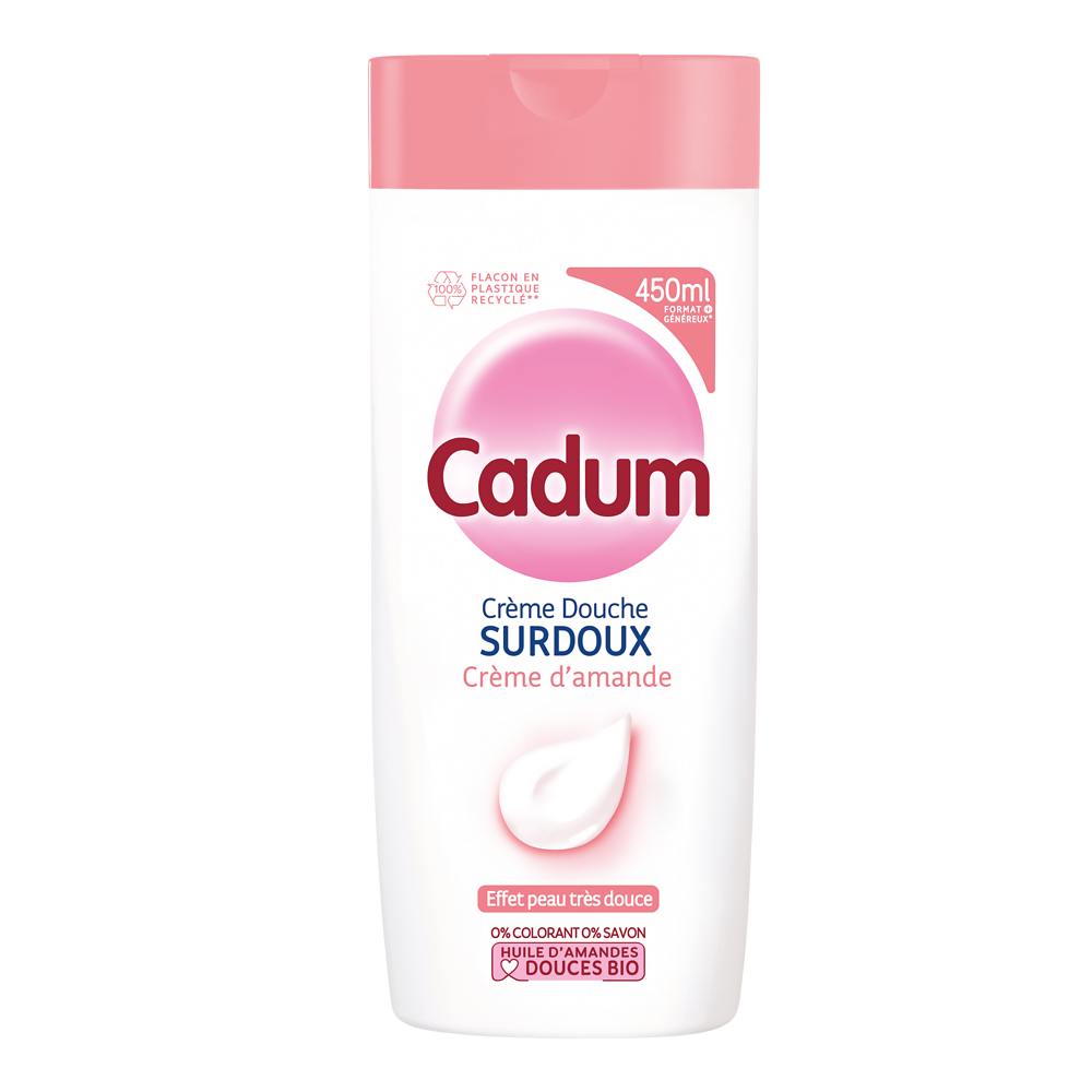 Gel douche CADUM surdoux amande 450mL