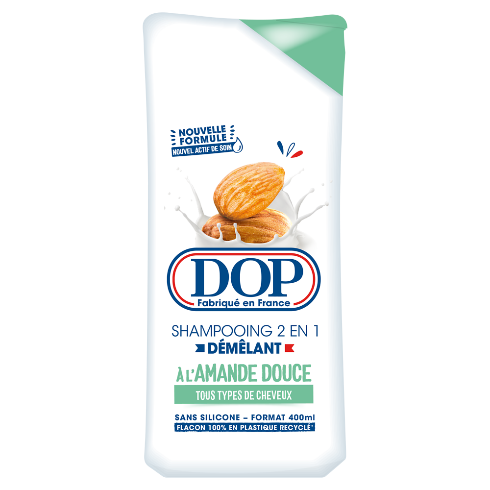 Shampooing Amande Douce 2 en 1 DOP - 800ml