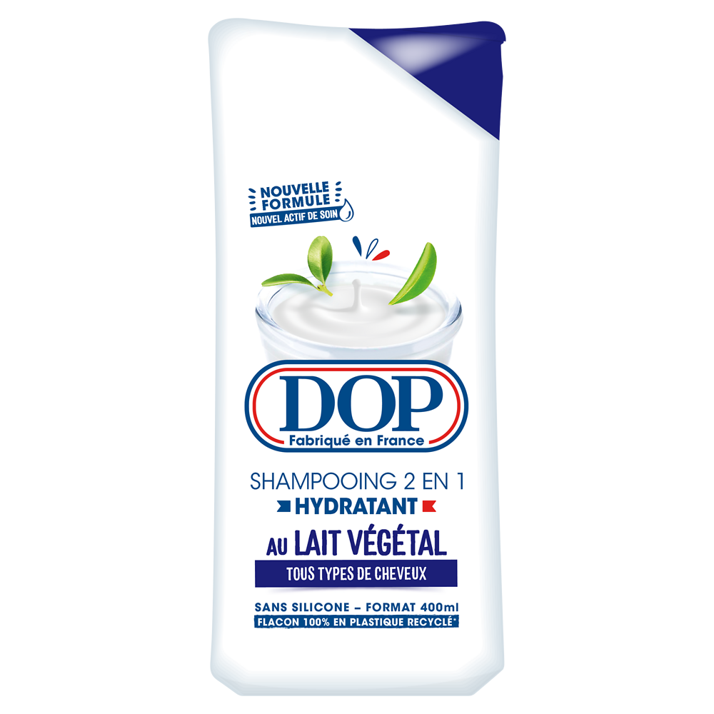 Shampooing Hydratant 2en1 au Lait Végétale DOP 400ml