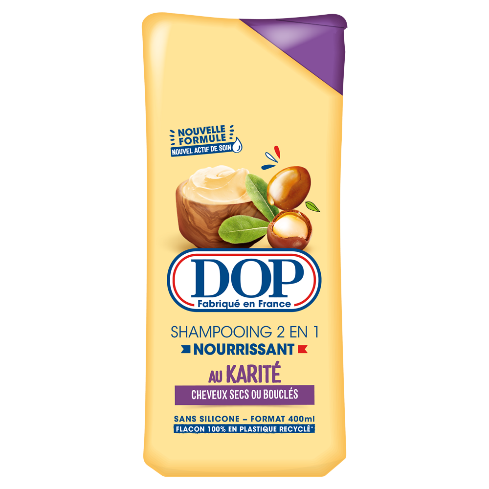 Shampooing Nourrissant 2en1 au Beurre de Karité DOP 400ml