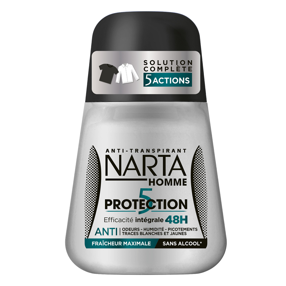 Déodorant homme protection 5 NARTA bille 50ml