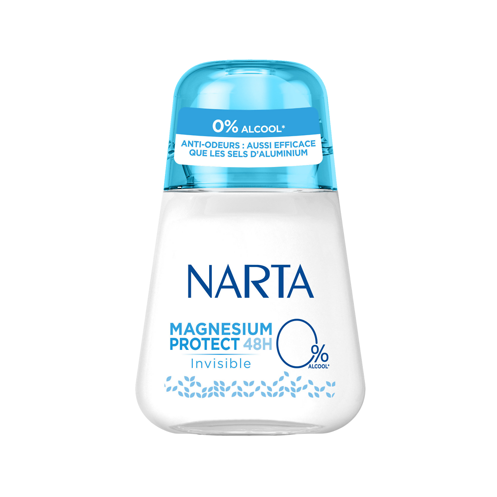 Déo.femme magnésium protect 48h invis.0% alc.NARTA bil.50mlDéo.femme magnésium protect 48h invis.0% alc.NARTA bil.50ml