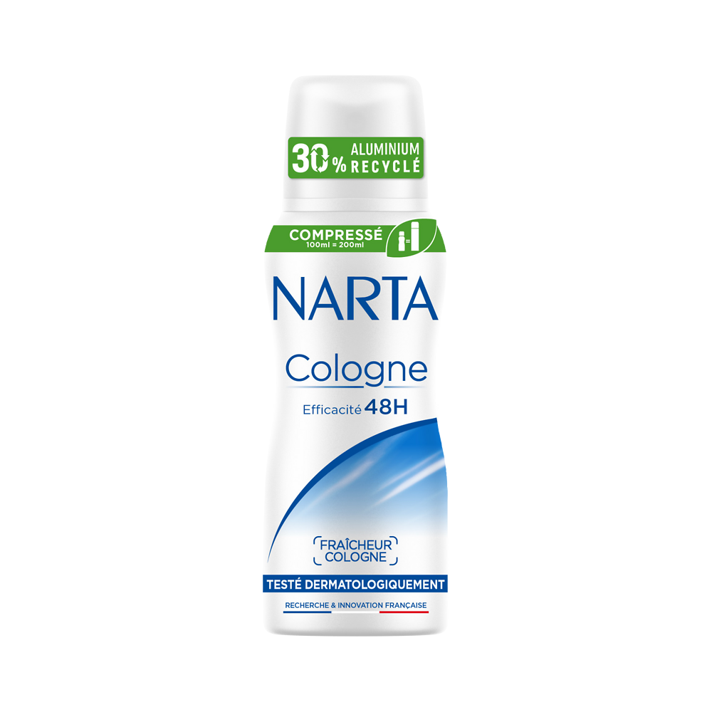 Déodorant compressé cologne efficacité 24h NARTA ato.100ml