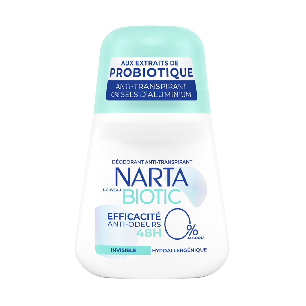 Déodorant femme classic biotic ps NARTA roll on 50ml