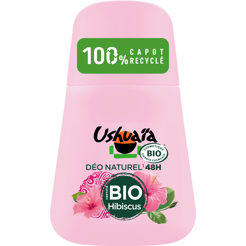 Déodorant femme Hibiscus Cosmosorg USHUAIA bio 50mL