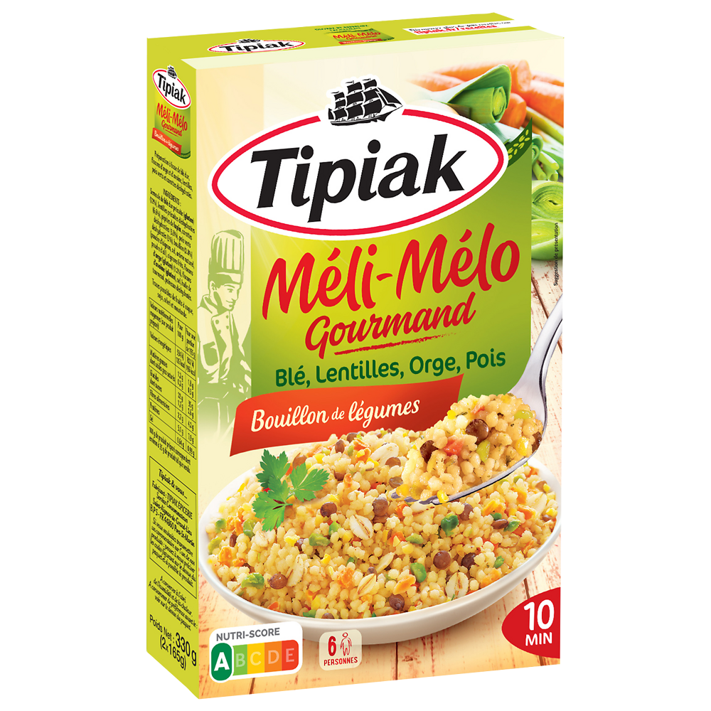 Méli-Mélo gourmand TIPIAK - 2x165g