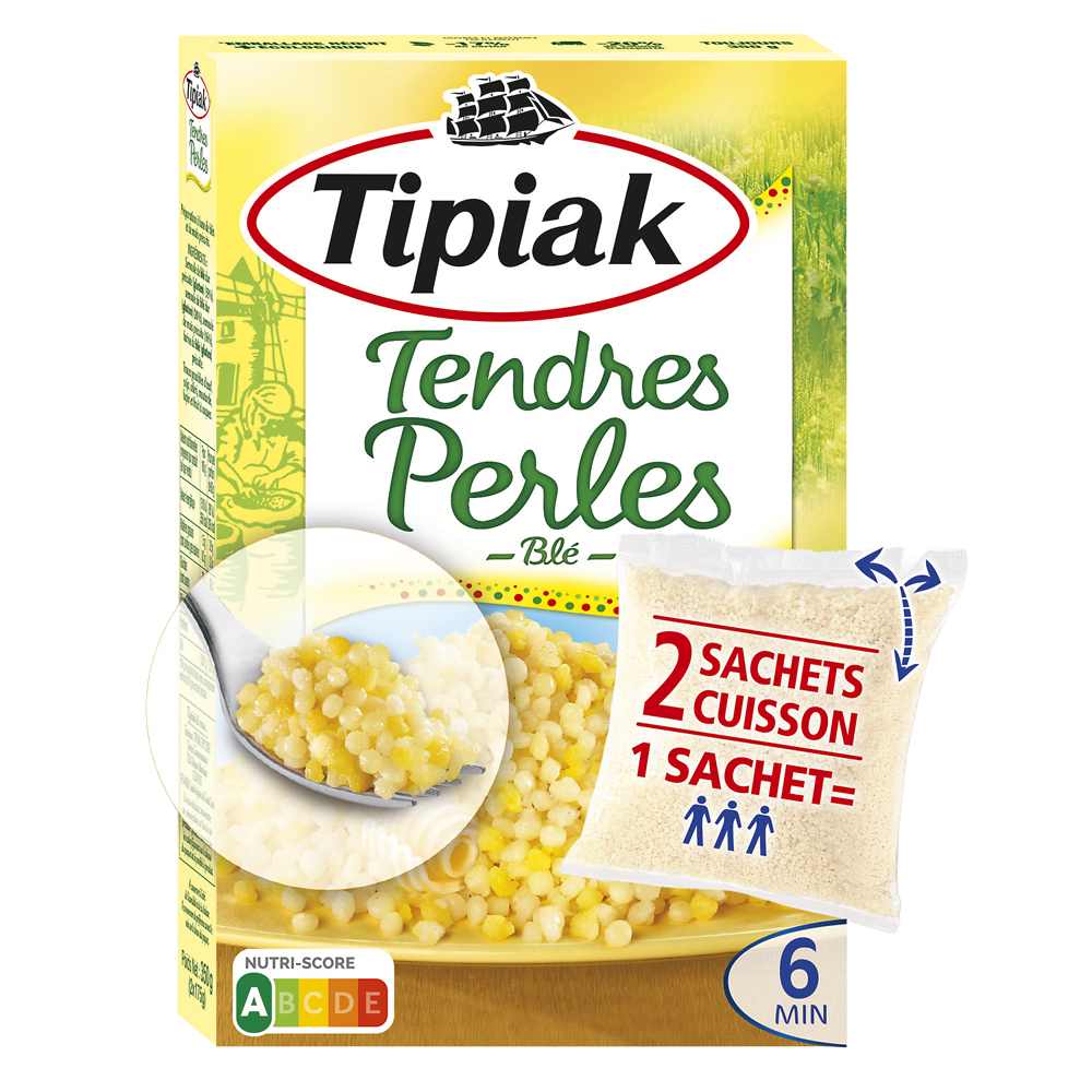 Tendres Perles sachets cuisson TIPIAK - 2x175g