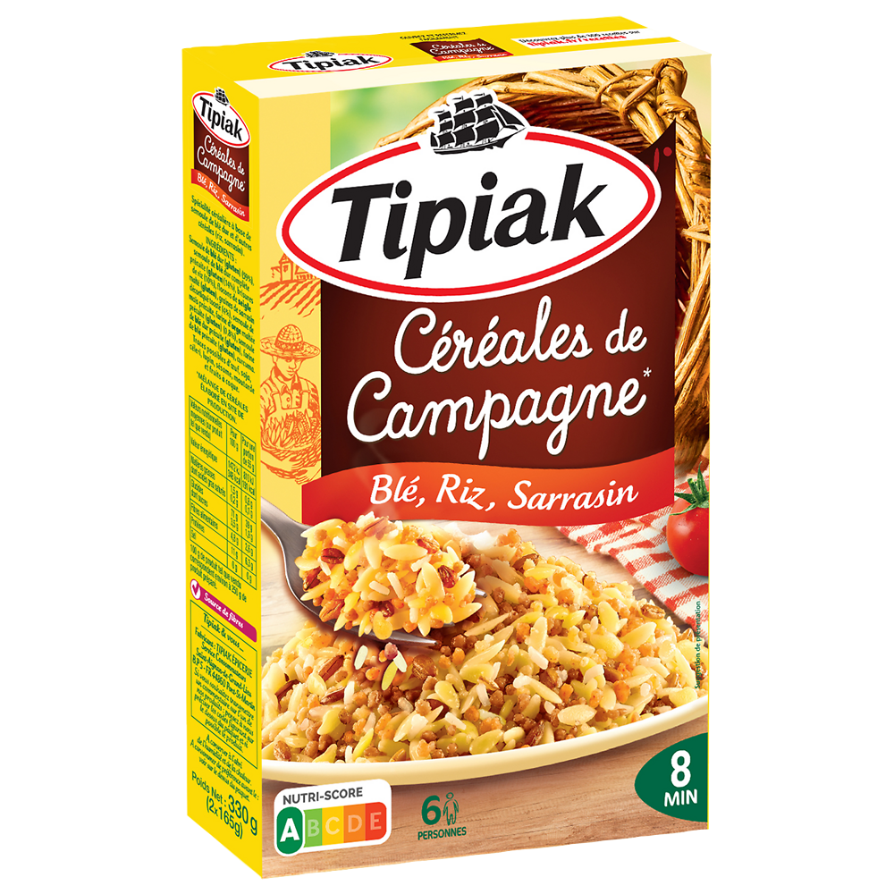 Céréales de campagne TIPIAK - 2x165g