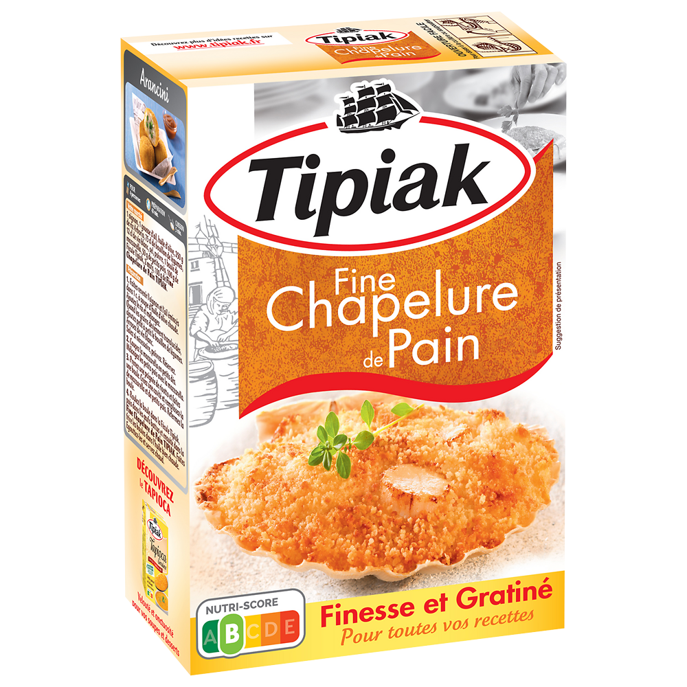 Chapelure de pain fine TIPIAK, 275g