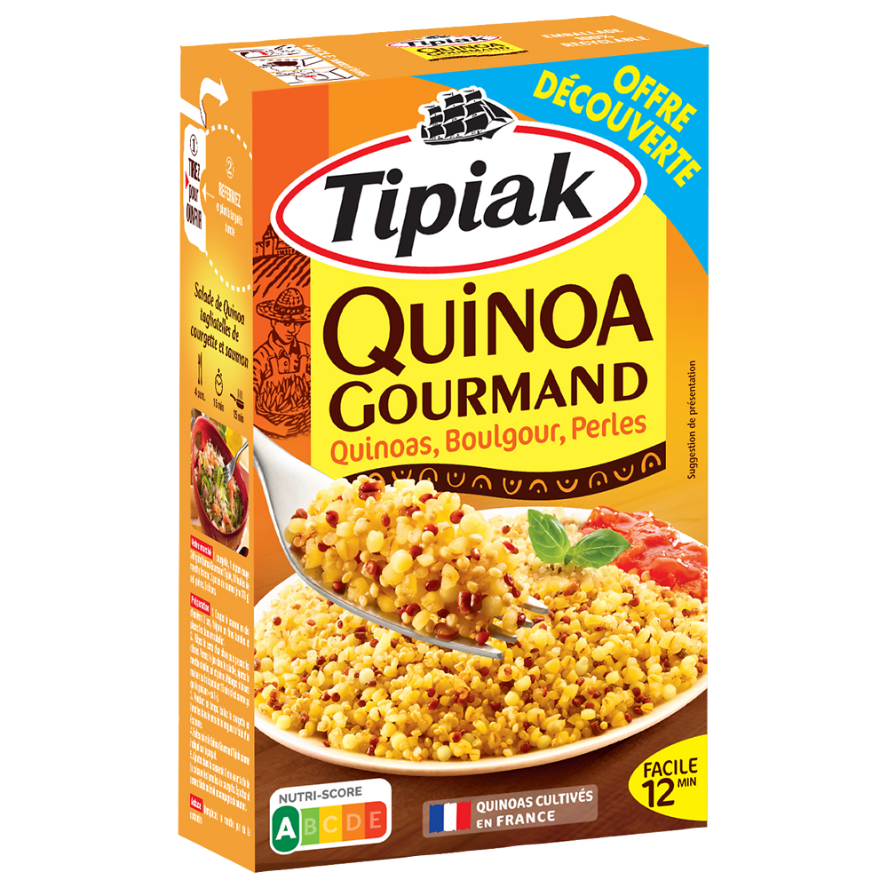 Quinoa gourmand offre découverte TIPIAK - 400g