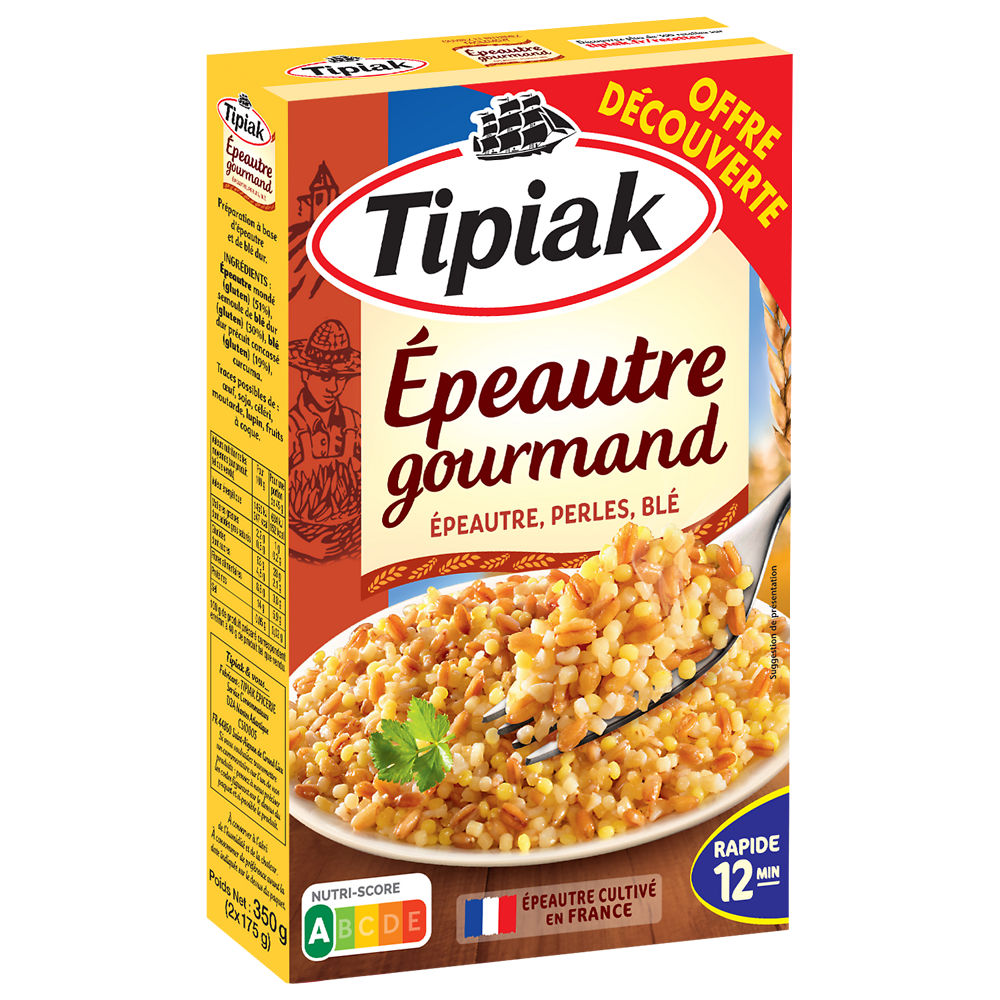 Épeautre gourmand offre découverte TIPIAK - 350g