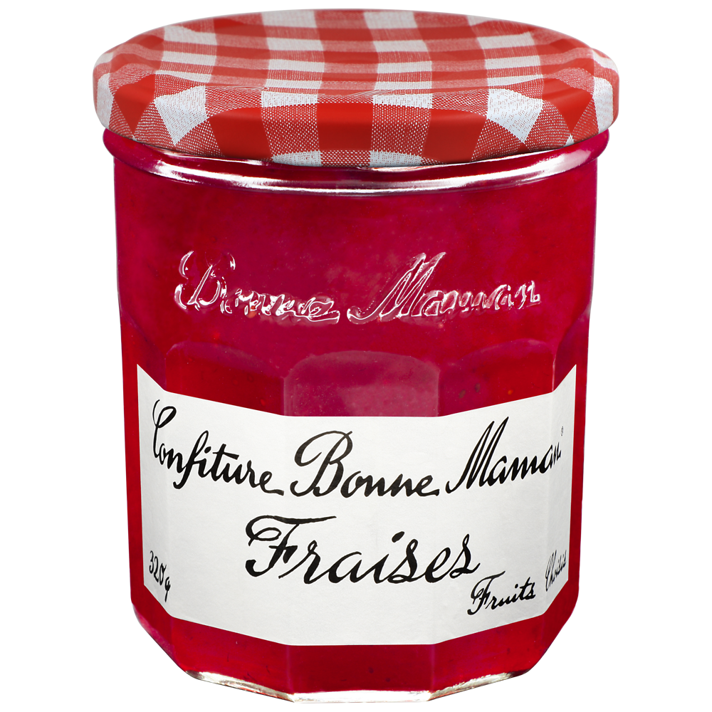 Confiture fraises BONNE MAMAN, bocal de 320g