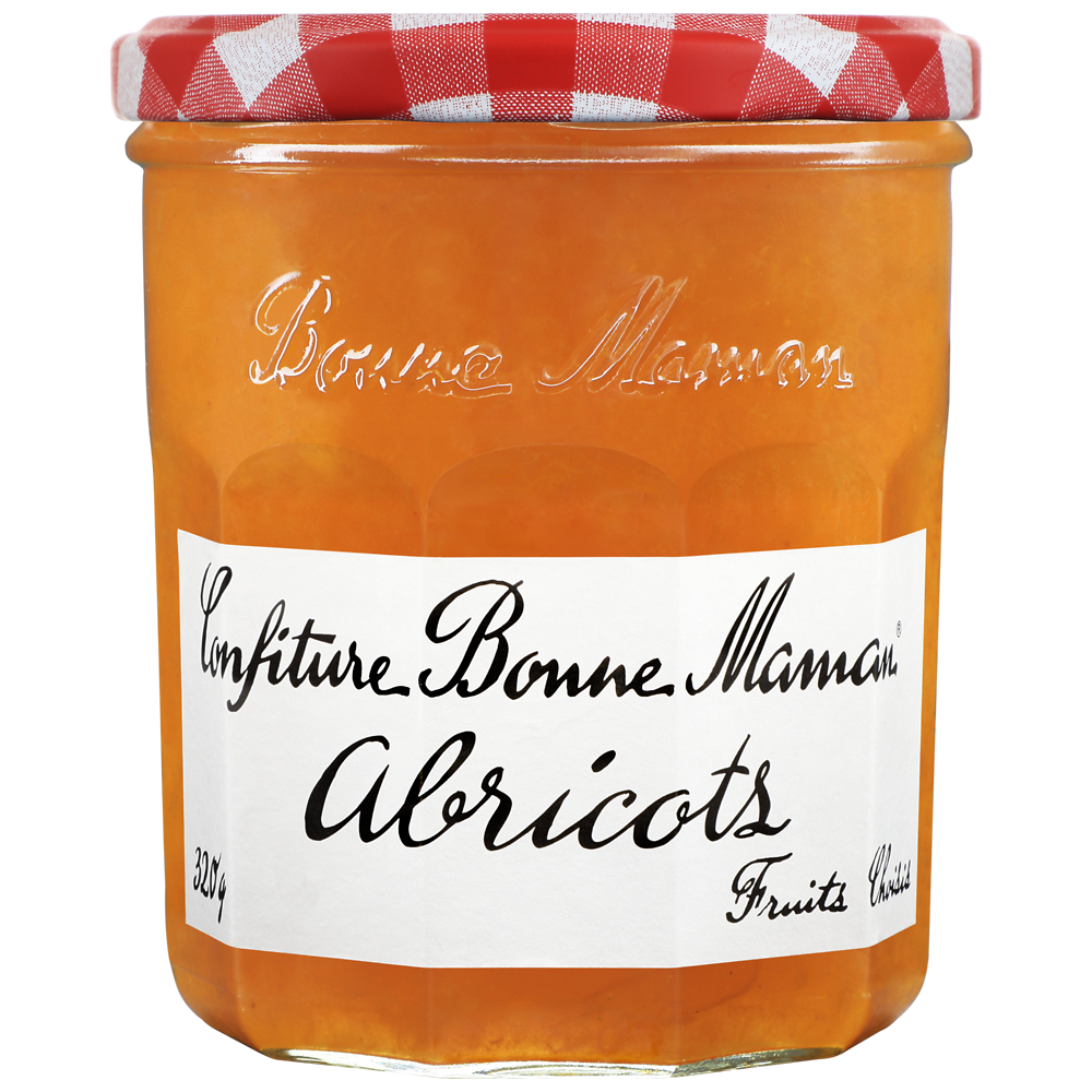 Confiture abricots BONNE MAMAN, bocal de 320g