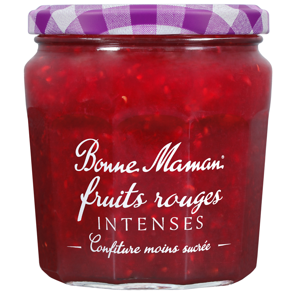 Confiture de fruits rouges intense BONNE MAMAN, 335g