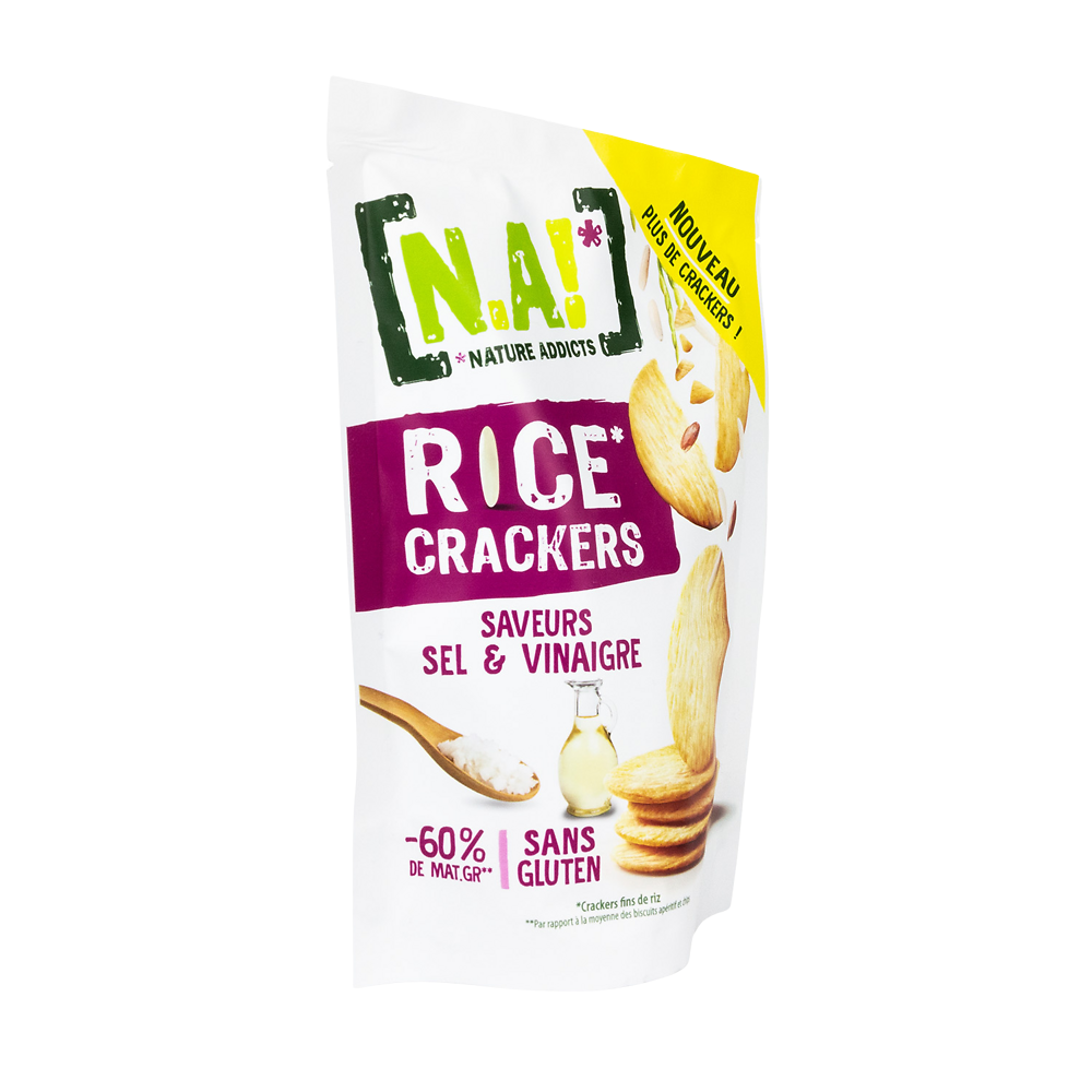 Crackers sel et vinaigre N.A rice, 85g