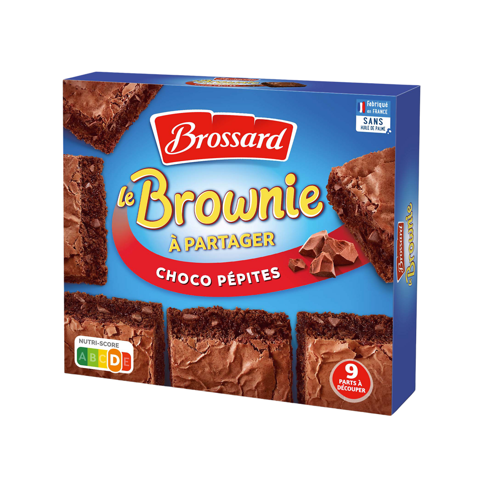 Brownies aux pépites chocolat BROSSARD, 285g