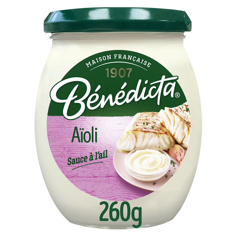 Sauce aïoli BENEDICTA, 260g