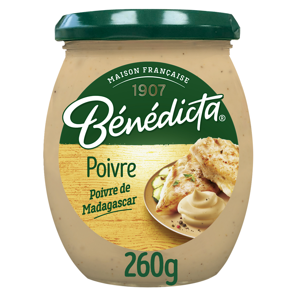 Sauce au poivre de Madagascar BENEDICTA, 260g