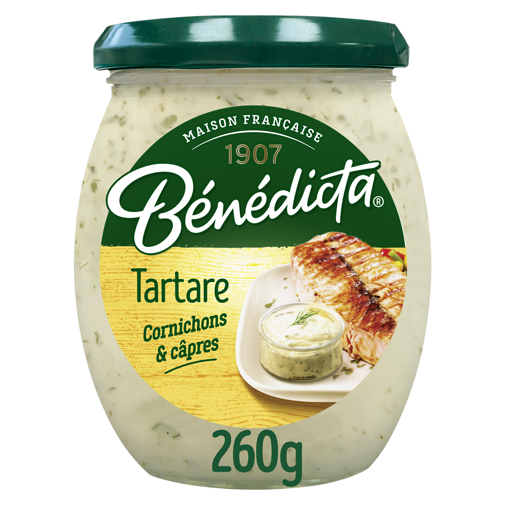 Sauce tartare BENEDICTA, 260g